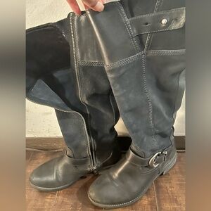 Timberland Black and Brown Leather Footwear